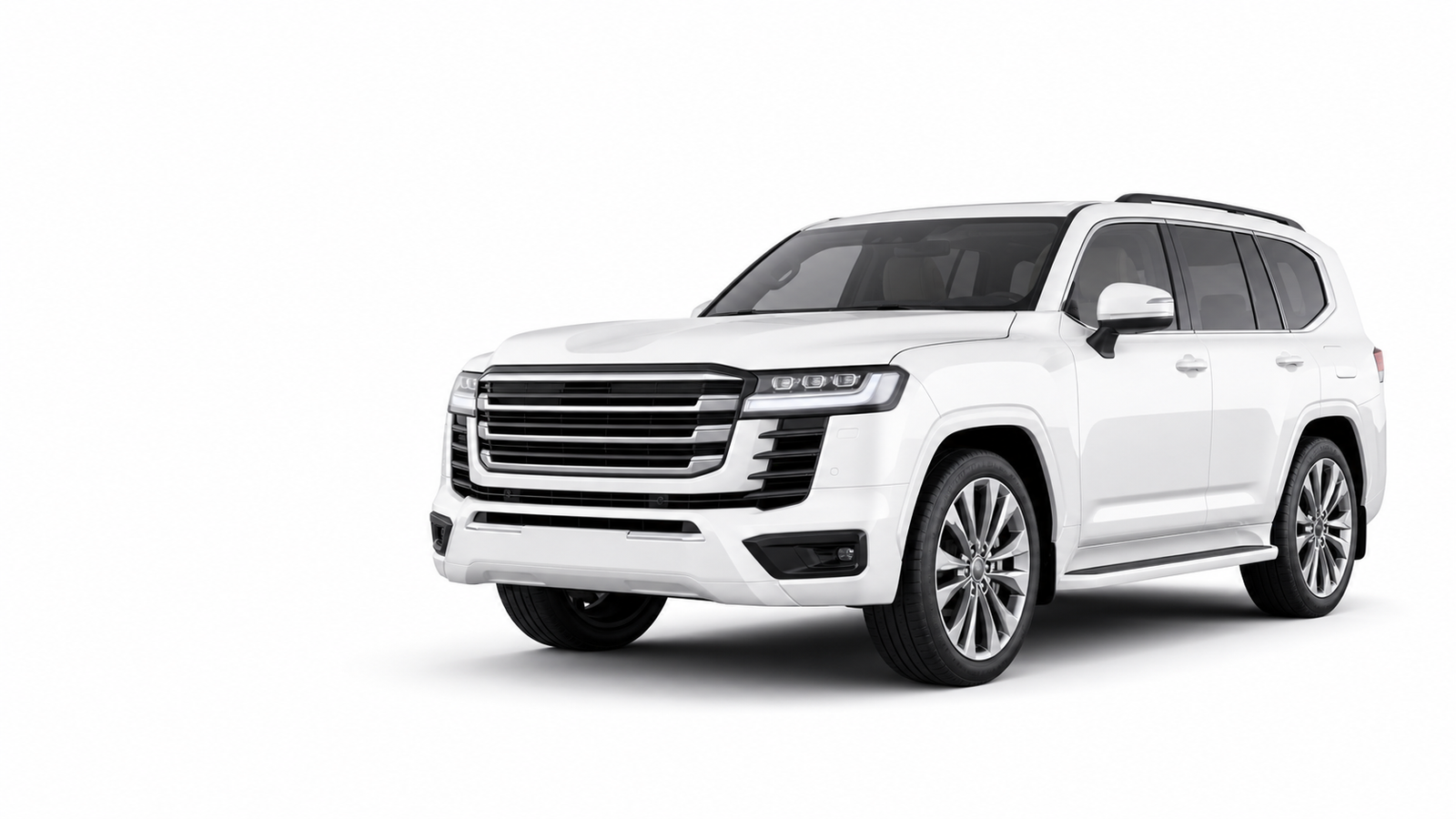 White import SUV